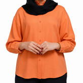 شومیز نخی آستین بلند
