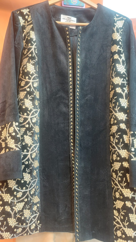 مانتو زنانه کوتاه مخمل وارداتی